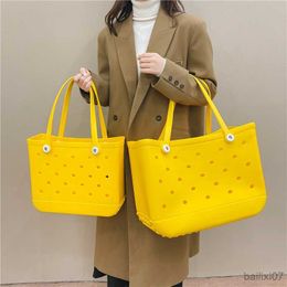 Andere tassen dames handtassen snoepkleur jelly tas grote strandtassen voor vrouwen 2023 opslag schoudertas luxe designer mandtassen tote