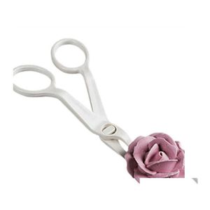 Autres logiciels de pâturage 2pcs / ensembles de boulangerie Pi Ciseaux de fleurs Nail Safety Rose décor de rose LEVER FONDANT CAKE DÉCORATION CRAME CRÉRANT PATISTER T DHMB6