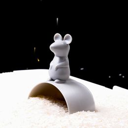 Andere bakware creatief PP rijstlepel voedselkwaliteit meten rijst schep schattige muisvorm rijstlepel grof korrels kleine schop keukengereedschap 220827