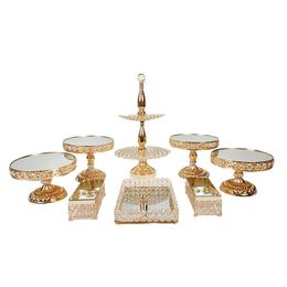 Autres ustensiles de cuisson décoration de table à dessert/présentoir ensemble gâteau de mariage plateau à collation en bois