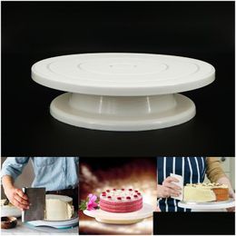 Andere bakware roterende cake draaitafel soepel revoing decoreren stand antiskid ronde taarten waardoor benodigdheden drop levering home gar dhil6 maken