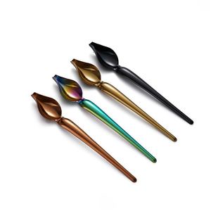 Otros Utensilios para hornear Salsa Cuchara Chef Arte Decoración Cucharas Pastel Dingspoon Caño cónico Zl1331 Entrega de la gota Hogar Jardín Cocina Comedor Ba Dhhw8