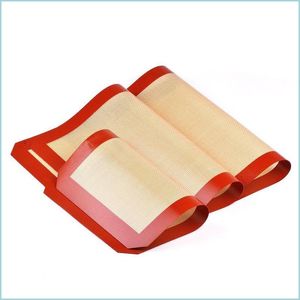 Autres Ustensiles De Cuisson Sile Mat Feuille De Biscuit Antiadhésive Cuisson Doublure De Qualité Alimentaire Pour Faire Du Pain Et De La Pâtisserie Drop Delivery Home Garden Kitchen Dhdgm