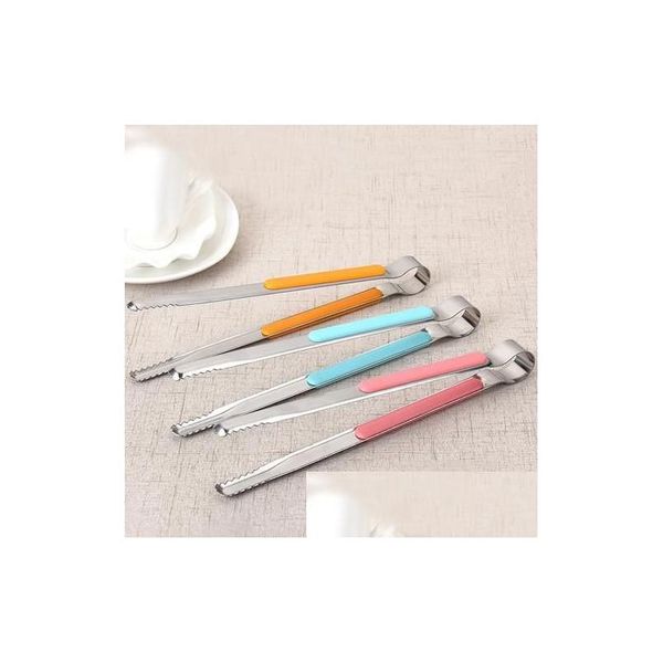 Autres Ustensiles De Cuisson En Acier Inoxydable Pince À Pain Salade Glace Gâteau Barbecue Pinces Antibrûlure Steak Cuisine Outils De Cuisson Accessoires Dh0855 D Dh5So