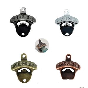 Andere barproducten Open Here Here Bottle Opener 4 kleuren Wall Monteer