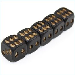 Andere barproducten Resin Black Skl Dice Game Nieuwheid