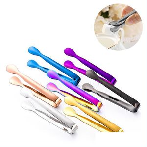 Autres produits de barre Barre en acier inoxydable Cube Clip Pince à glace Pain Alimentaire Bbq Clips Barbecue Pince Outil Cuisine Accessoires Dro Sports2010 Dh5Er