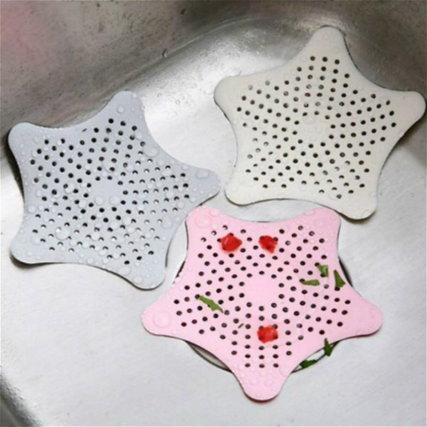 Otros suministros de baño para inodoro 1 unids Práctico Fregadero Filtración Malla Silicona Colador Colador Filtro de baño Accesorios de cocina Gadgets