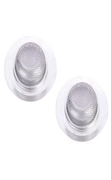 Autres fournitures de toilettes de bain 2pcs en acier inoxydable Sépagne d'évier de cuisine large drain de jante filtre à maille perforée11cm8342845