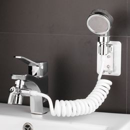 Otros suministros de baño para inodoro Extensor de grifo para lavabo de baño Cabezal de ducha externo Divisor de agua para lavabo Rociador de bidé para lavado de cabello Limpieza 230324