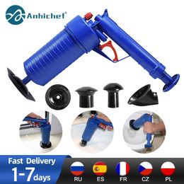 Autres fournitures de toilettes de bain Pipe Plugger Drain Unblocker Blaster Blaster Plungers Pungers pour l'évier de douche Outil de blocage du sol 221123