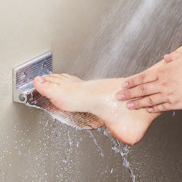 Autres fournitures de toilette pour le bain Repose-pieds de douche Pédales de salle de bain Repose-pieds de douche antidérapant Pédales pour personnes âgées Tabouret de bain enceinte Noir 230724