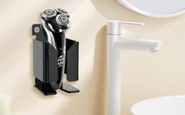 Autres fournitures de toilette de bain Support de rasoir de douche Support de rasoir sans perçage Accessoires de salle de bains Support de rasoir en plastique salle de bain antirouille acrylique étanche 231201