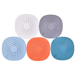 Autres fournitures de toilette de bain Silicone Drain Hair Catcher Cuisine Évier Crépine Salle de bain Bouchon de douche Couvercle Piège Filtre For252w