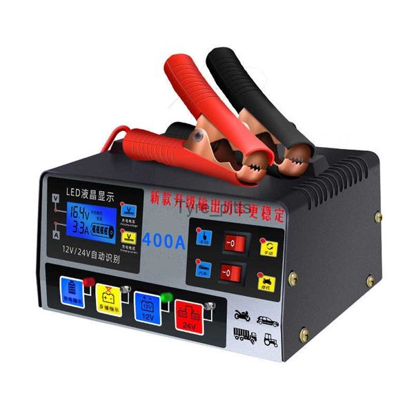 Autres batteries Chargeurs Chargeur de batterie Car Universal 12V 24V High Power Intelligent Plug Repair UK Chargeur US Chargeur Automatic Copper Pure Pulse I6C7