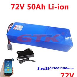Autres chargeurs Chargeurs GTK 72V 50AH Lithium li ion Battery BMS BMS Bluetooth App for 3000W 7200W Golf Cart E-Scooter EV Fork DH2V4