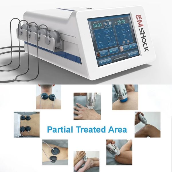 Autres équipements de beauté 2 en 1 numérique EMS extracorporel électro électromagnétique thérapie par ondes de choc focalisée douleur physique et maladie soulagement de la machine de physiothérapie
