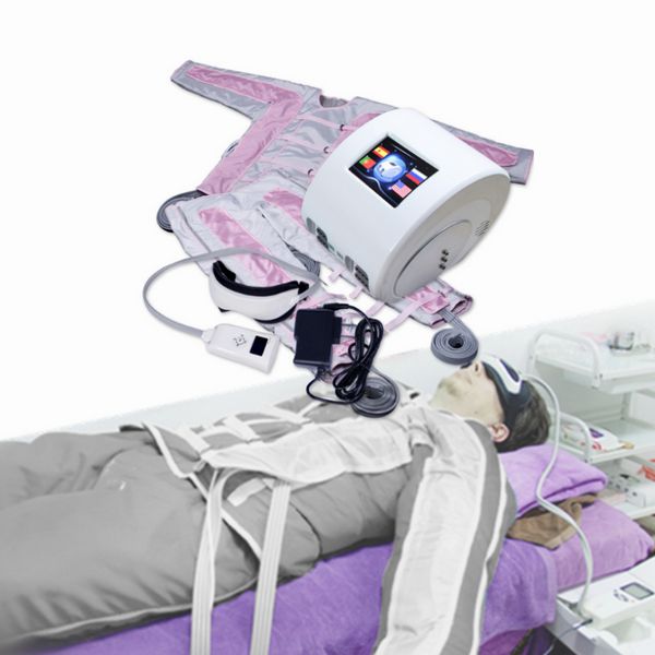 Autres équipements de beauté 24 Chambres d'air Far infrarouge Pressotherapy Eye Electric Machinerscle Stimulateur Massage Slim Machine à machine électrique