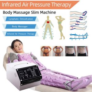 Autres équipements de beauté 3 en 1 Presoterapia infrarouge lointain Pressothérapie Massage Slim Pressothérapie Dispositif de drainage lymphatique avec 18 sacs gonflables4