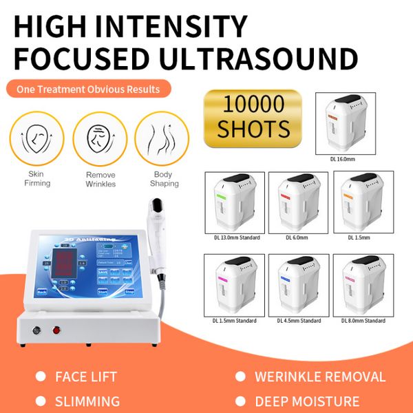 Otros equipos de belleza Máquinas de ultrasonido Hifu 3D Terapia de estiramiento de la piel Hifu enfocada de alta intensidad Máquina de adelgazamiento de la talladora del cuerpo423