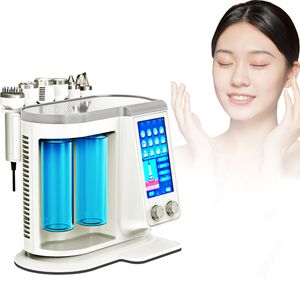 Andere schoonheidsuitrusting 6 in 1 7in1 Hydra Dermabrasion Skin Peeling Koeling Bio Microcurrent Oxygen Gun RF Face Lift Plasma Iions Hydro Water Reiniging LED Mask