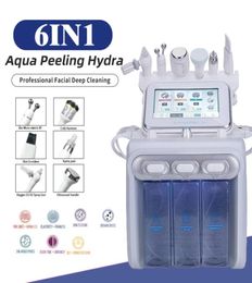 Autres équipements de beauté 6In1 H2O2 Hydra Dermabrasion Rf Bio Lift Spa Machine faciale Hydro Microdermabrasion Eau Aqua Peel Cold Ha7459927