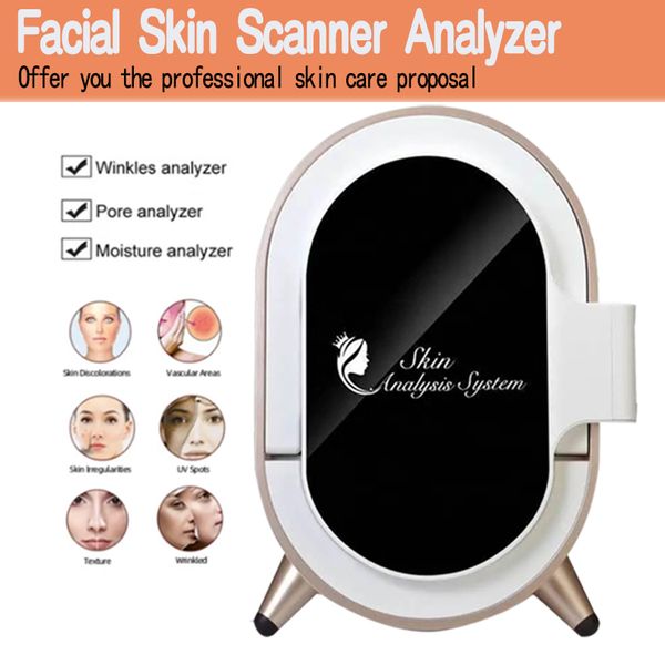 Autre équipement de beauté Analyseur de peau de visage commercial Analyseur de testeur de peau à pixels élevés Analyse de réparation de la peau Scanner facial 3D Équipement de diagnostic pour salon