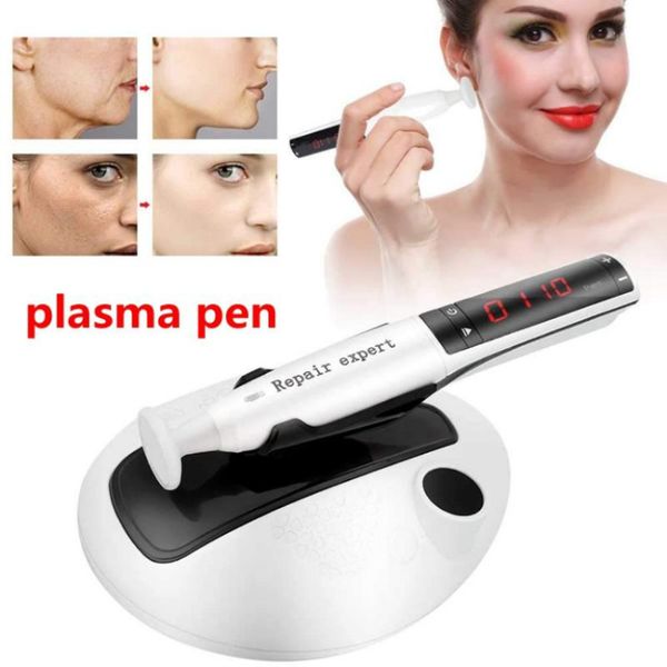 Autres équipements de beauté Stylo à plasma électrique Enlèvement de taupe Dissolvant de taches sombres LCD Soins de la peau Stylo Stylo Verrue Tag Tattoo Removal Tool529