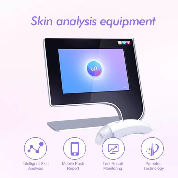 Autres équipements de beauté Poignée Capteur de peau numérique Analyseur d'humidité Huile d'eau Testeur facial Moniteur Spa Dispositif de beauté