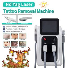 Altra macchina per la rimozione dei pigmenti per la rimozione dei tatuaggi laser Nd Yag per attrezzature di bellezza con 3 sonde