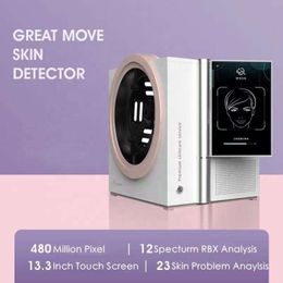 Outros equipamentos de beleza Manufacotry Preço 3D Sistema de diagnóstico de pele Dermatoscópio 8 Spectrum Uv Light Skin Scanner Analisador de pele Visia