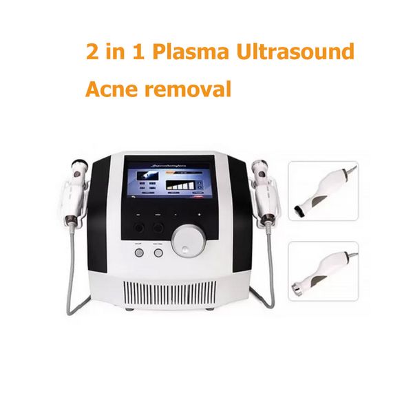 Machine à ultrasons Plasma 2 en 1, nouvel arrivage, améliore la qualité de la peau, utilisation pour Spa