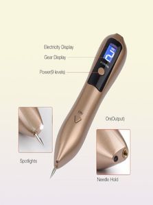 Autre équipement de beauté Plasma Pen Mole Remover Dark Spot Remover LCD Skincare Point Skin Tag Tattoo Retrosing Tool2151956