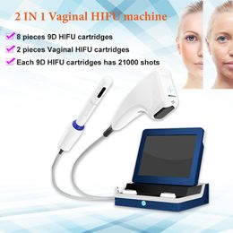 Otro equipo de belleza Máquina de adelgazamiento HIFU portátil 9D Hifu lifting facial Rejuvenecimiento de la piel Estiramiento vaginal Dispositivo delgado para el cuerpo