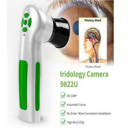Autre équipement de beauté professionnel numérique Iriscope Iridology Camera Machine d'essai pour les yeux 120MP Analyseur d'iris Scanner CEDHL7477016