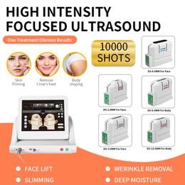 Autres équipements de beauté Resserrement cutané Hifu Machine Haute intensité Focus Ultrasound Repose Repulation Equipment for Face Salon Use