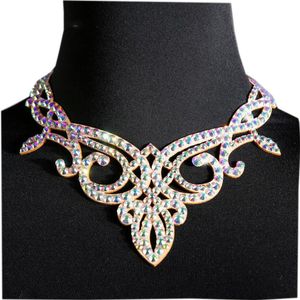 Autres accessoires de bijoux gitans de danse du ventre collier brillant ceinture de bikini pour femmes et filles Costume de spectacle de scène Bling 230314