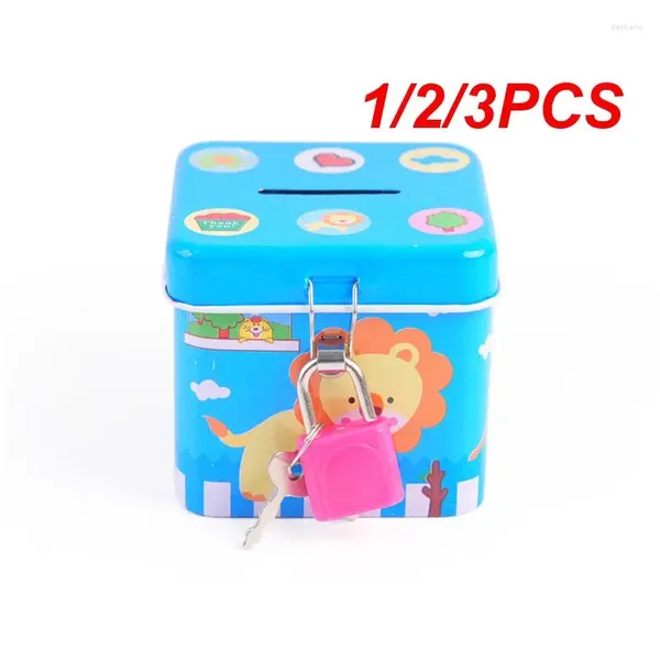 Autres fournitures d'oiseau 1/2 / 3pcs Parrot Piggy Bank Interactive Toy Puzzle Puzzle Box Box Box Couleur aléatoire