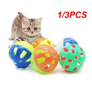 Autres fournitures d'oiseaux 1/3pcs Pet Perroquet Jouet Coloré Creux Rolling Bell Ball Perakeet Cockatiel Chew Cage Jouets amusants