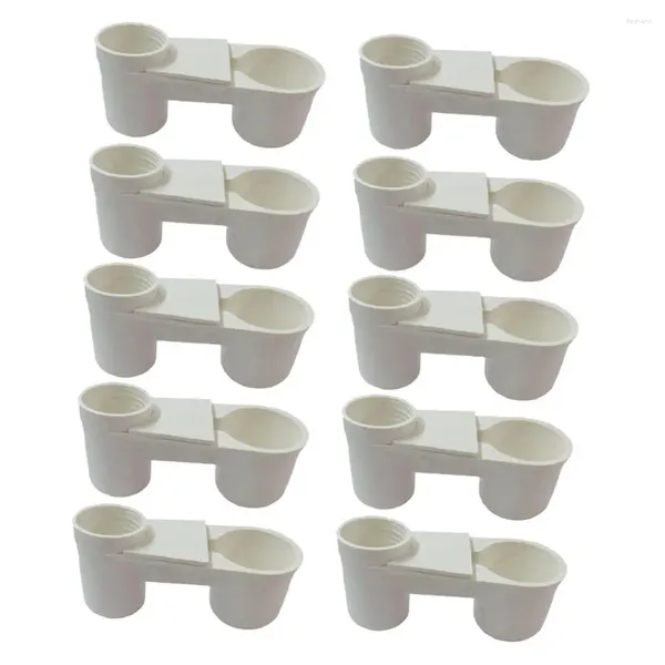 Autres fournitures d'oiseaux 1 Set Plastic Water Brinker Cup Birds Feeder Bown Bown For Pigeons