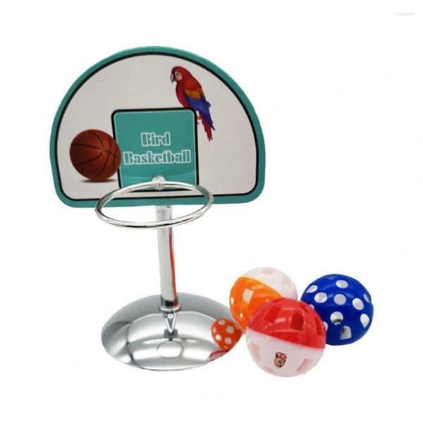 Autres fournitures d'oiseaux 1 ensemble de base ronde divertissante développer l'intelligence animal de compagnie perroquet jeu de puzzle jouet de basket-ball