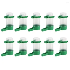 Andere vogelbenodigdheden 10 stuks huisdier drinker feeder waterer clip voor volière parkiet dwergpapegaai apparatuur drink waterfles