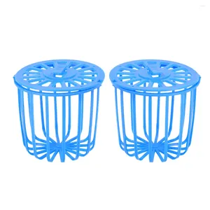 Otros suministros de aves 2 PCS Alimentadores Casilla de almacenamiento de la jaula Contenedor Bárese Free Fooding Fooding Feeding