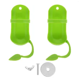 Andere vogels benodigdheden 2 pc's Food Box Papegaai inktlevis Stand speelgoed Pas Parrots Plastic vogels Vertelgereedschap Voeder Feeder Groentemand