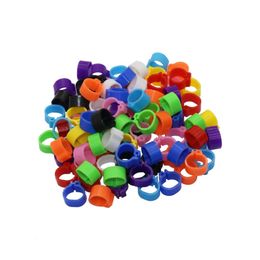 Autres fournitures pour oiseaux 2000 pièces diamètre intérieur 8mm 10mm anneau de pied perroquet jambe s petit s Clip 10 couleurs 230130