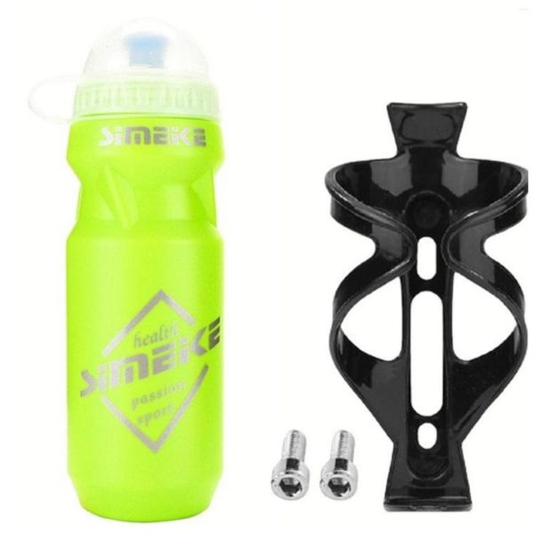 Autres fournitures pour oiseaux Bouteille d'eau de voyage de sport de 610 ml dépend du sport de vélo de montagne avec couvercle anti-poussière PC cage en plastique monochrome