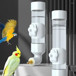 Autres fournitures d'oiseaux Birds Automatiques Feeder Water Pet Parrot Goverable Portable Parkeet Dispenser Cage Hanging Bottle