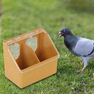 Otros suministros de aves Caja de jaula colgante de dos agujeros para alimentadores de alimentación