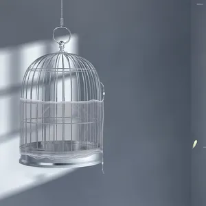 Autres fournitures d'oiseaux Cage Cage à oiseaux Filet Couverture élastique Offre pour bonsaï Couvre la poussière Mesh Catcher alimentaire