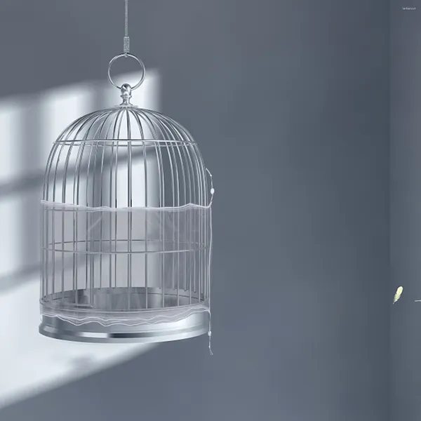 Otros suministros de aves Jaula Birdcage Netting Cubierta elástica Oferta para cubiertas de bonsai Polvo Malla Colector de alimentos